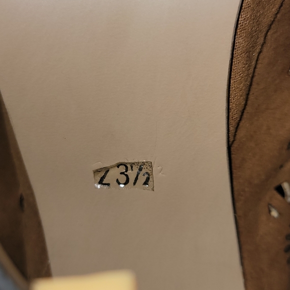 Suede Platforms Ankle Boots 4" heel - Picture 6 of 12